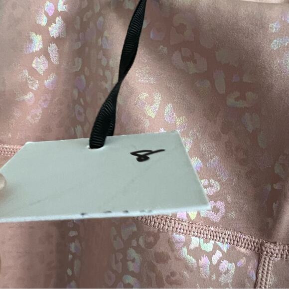 NWT IVL Collective Active Iridescent High Waist Leggings Leopard 8 - Picture 12 of 12